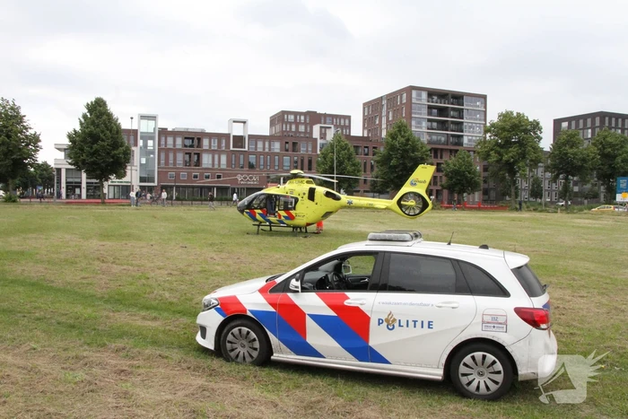 Traumahelikopter landt voor incident