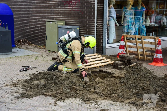 Stratenmakers veroorzaken gaslekkage