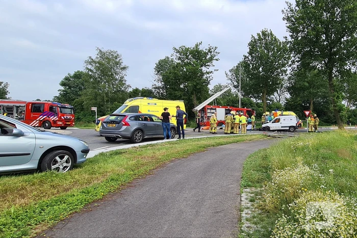 Ernstig ongeval op rotonde