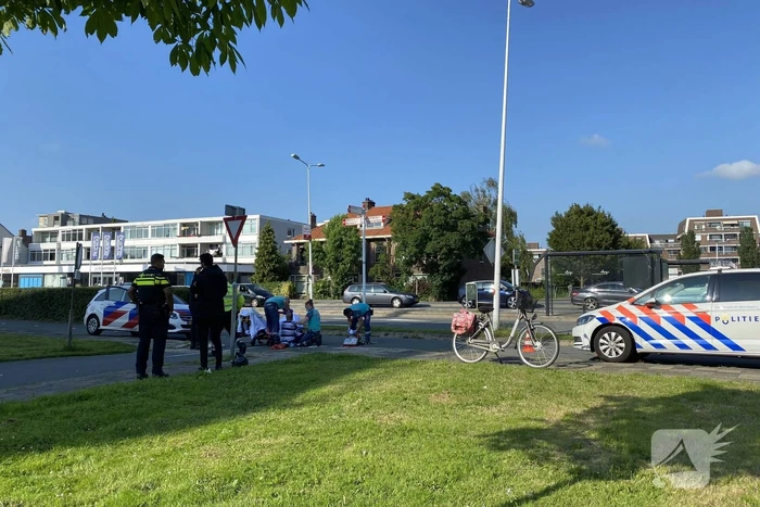 Fietsster gewond door botsing met maaltijdbezorger