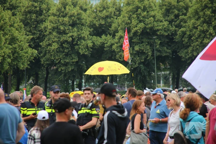 Demonstratie tegen vaccineren van kinderen