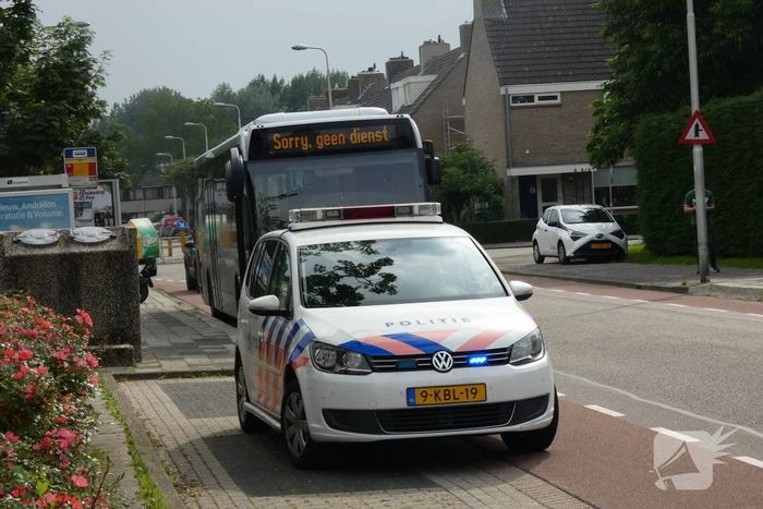 Scooterrijder gewond bij botsing met lijnbus
