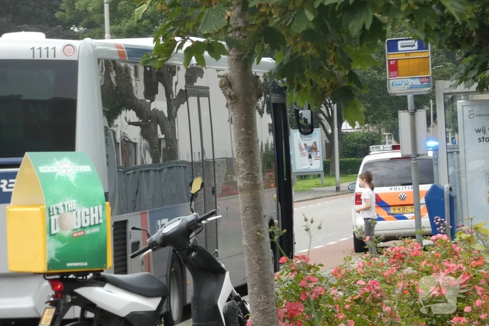 Scooterrijder gewond bij botsing met lijnbus