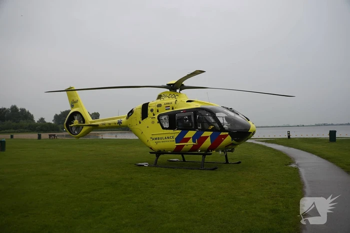 Traumahelikopter voor incident in restaurant