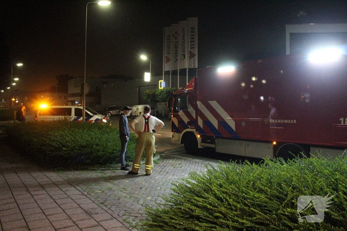 Veel rookontwikkeling bij brand in bedrijfspand