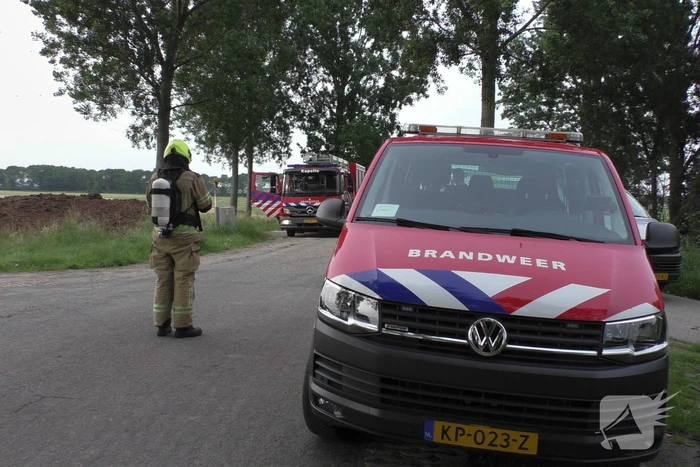 Brandweer ingezet voor gaslucht door werkzaamheden