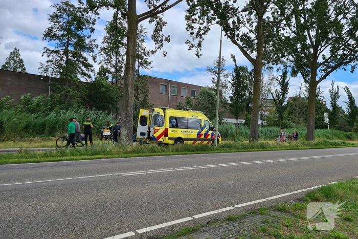 Fietser gewond na val met fiets