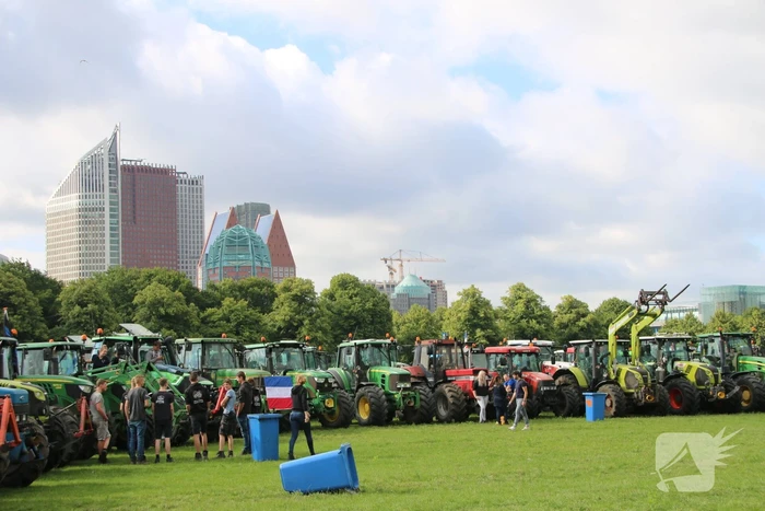 Eerste boeren arriveren op demonstratieterrein