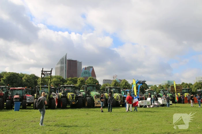 Eerste boeren arriveren op demonstratieterrein