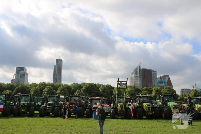 Eerste boeren arriveren op demonstratieterrein