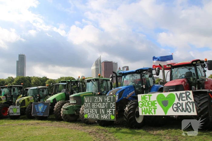 Eerste boeren arriveren op demonstratieterrein