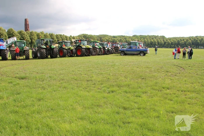 Eerste boeren arriveren op demonstratieterrein