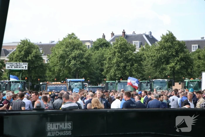 Eerste boeren arriveren op demonstratieterrein