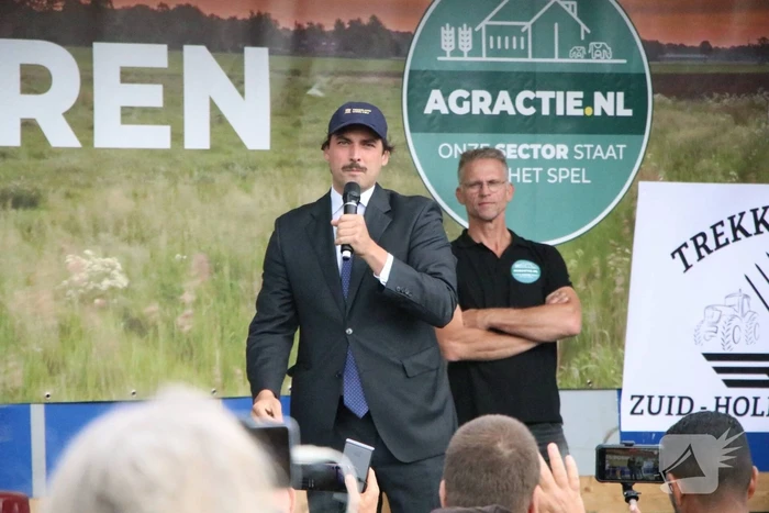 Eerste boeren arriveren op demonstratieterrein