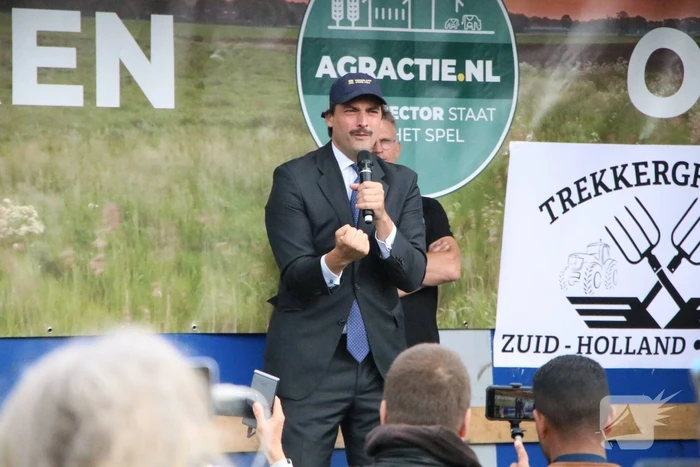 Eerste boeren arriveren op demonstratieterrein