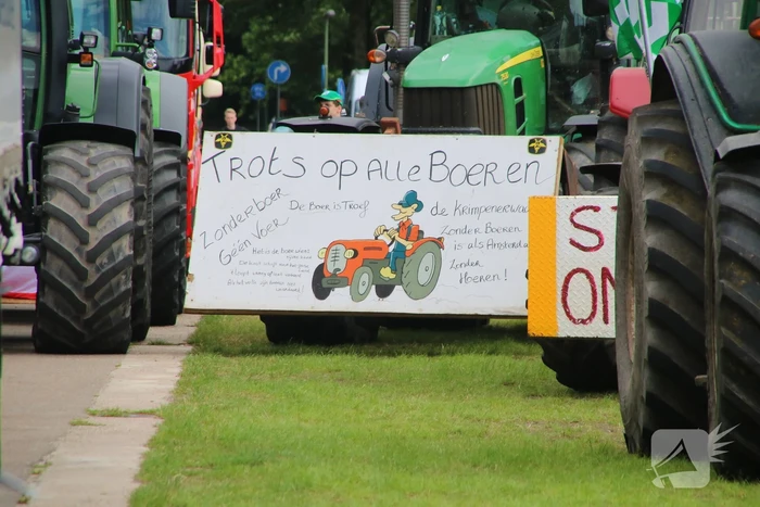 Eerste boeren arriveren op demonstratieterrein