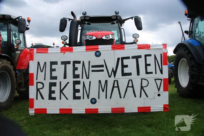 Eerste boeren arriveren op demonstratieterrein