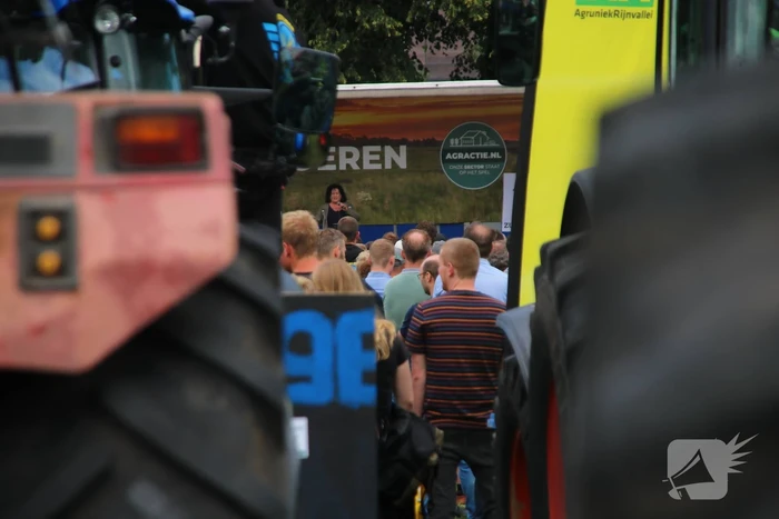 Eerste boeren arriveren op demonstratieterrein