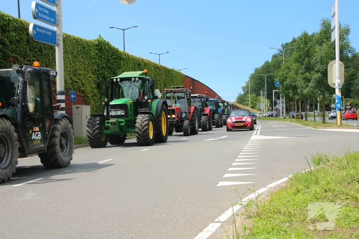 Eerste boeren arriveren op demonstratieterrein