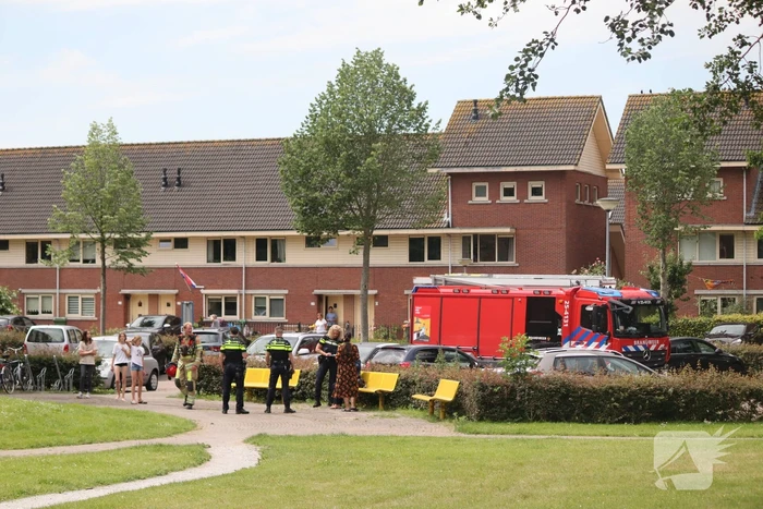 Brand in appartement snel geblust
