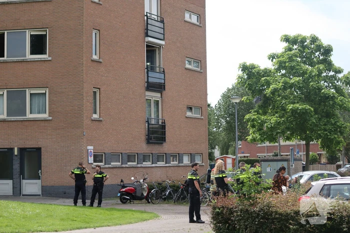 Brand in appartement snel geblust