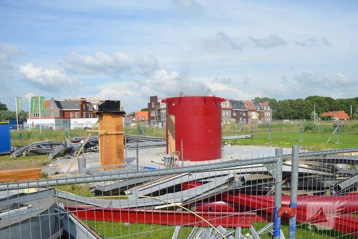 Brand geblust op bouwterrein