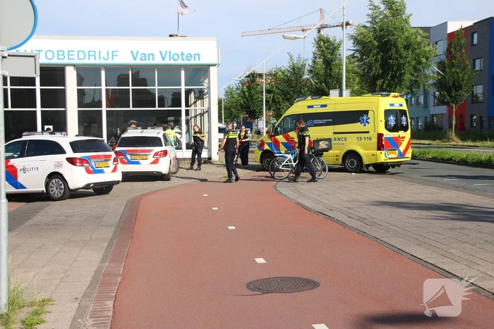 Fietser gewond bij botsing met scooter