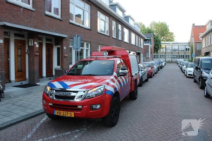 Flinke waterlekkage in leegstaand pand