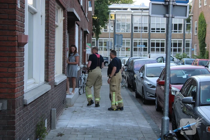 Flinke waterlekkage in leegstaand pand