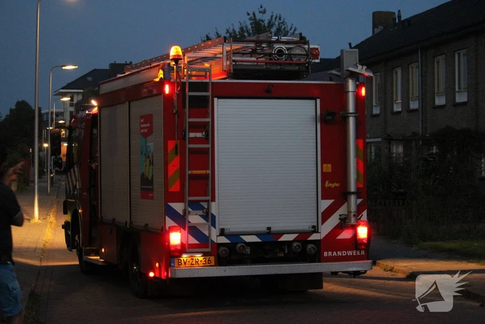 Brand in ondergrondse container