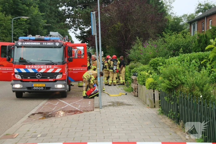 Brand in keuken van woning