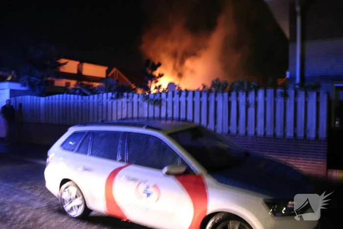 Schuur volledig uitgebrand