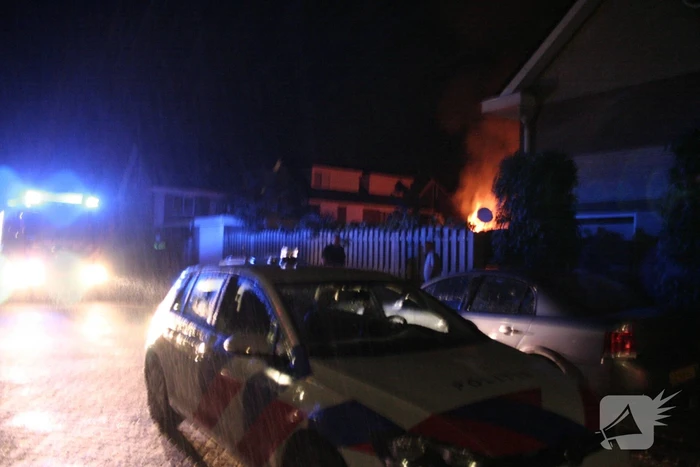 Schuur volledig uitgebrand