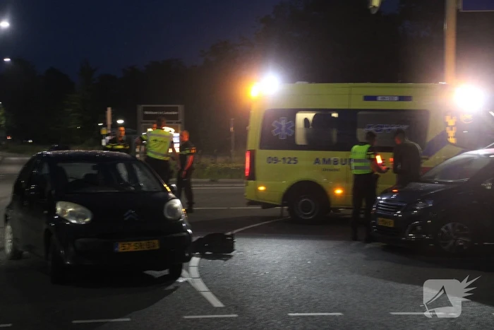 Ongeval tussen twee personenauto's