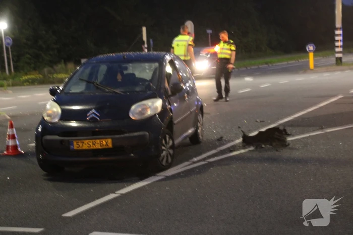 Ongeval tussen twee personenauto's