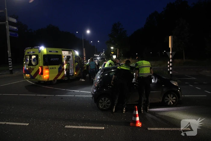 Ongeval tussen twee personenauto's