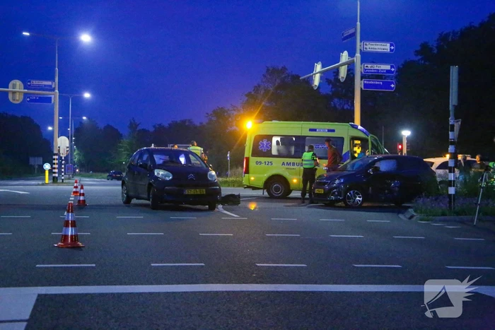 Ongeval tussen twee personenauto's