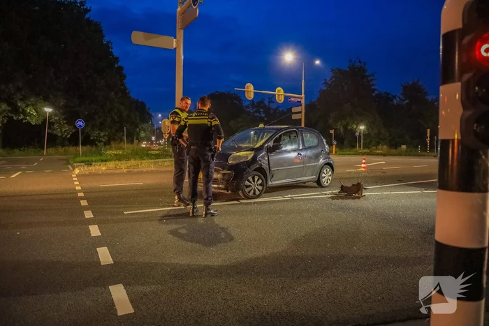 Ongeval tussen twee personenauto's