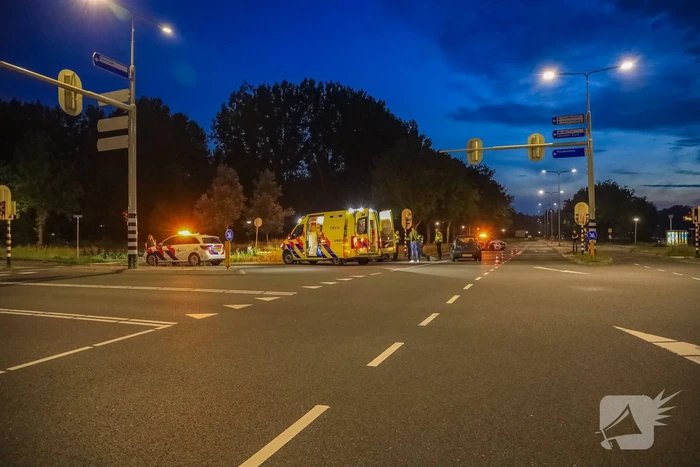Ongeval tussen twee personenauto's
