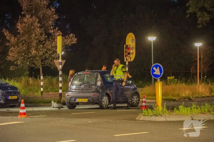 Ongeval tussen twee personenauto's