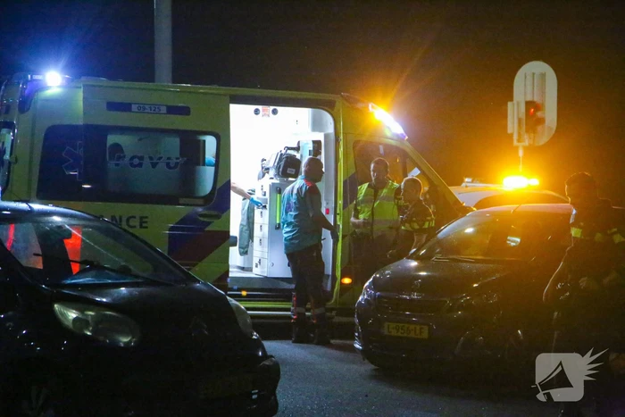 Ongeval tussen twee personenauto's