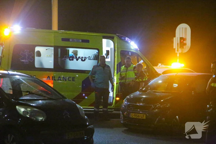 Ongeval tussen twee personenauto's
