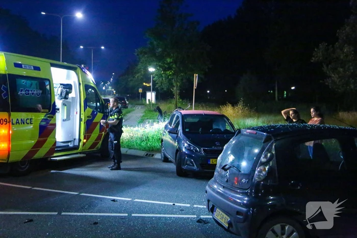 Ongeval tussen twee personenauto's