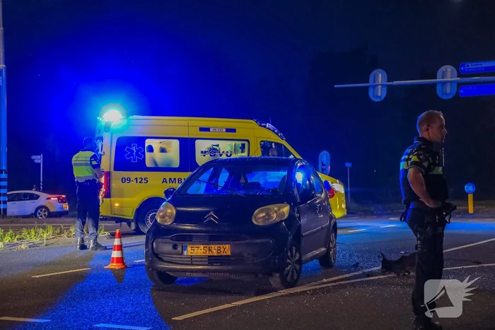 Ongeval tussen twee personenauto's