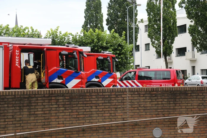 Theater deels ontruimd door brand