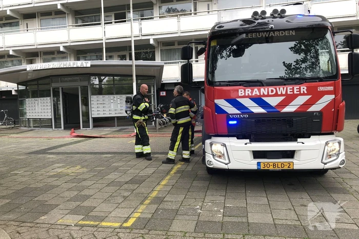Brand op negende verdieping flatgebouw