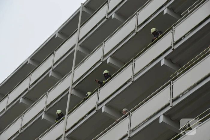 Brand op negende verdieping flatgebouw