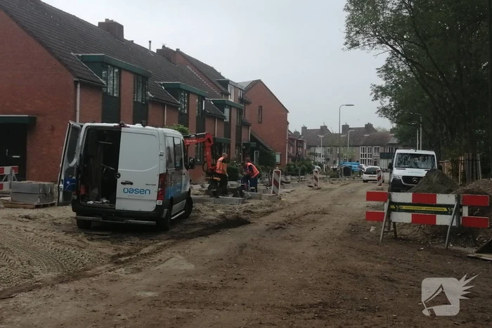 Waterlekkage ontstaan bij werkzaamheden