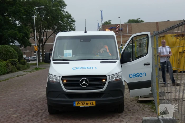 Waterleiding geraakt bij sloopwerkzaamheden bouwterrein