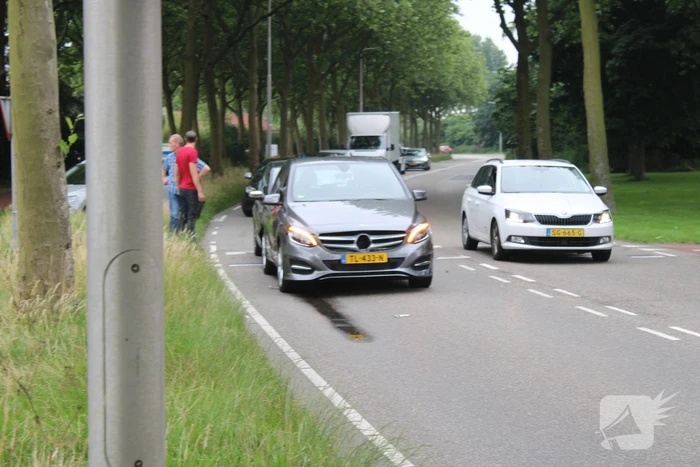 Automobilist botst vol op zijn voorganger